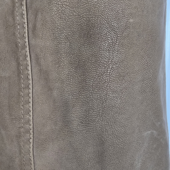 NWOT Free People Womwn's Modern Femme Vegan Suede Mini Skirt Size 4 Edgy Boho - Picture 9 of 13